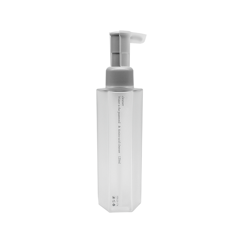 PETG 120ml Bottiglia detergente per schiuma esagonale
