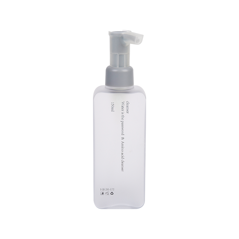 Bottiglia di pompa PETG cristallina da 150 ml