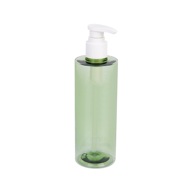 300 ml di elegante bottiglia di pompa petg verde elegante