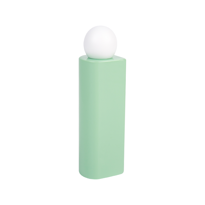 Sfera per pet verde da 150 ml bottiglia cosmetica con cravatta